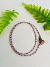 25" Necklace - Featuring Soft Pink Crystals with Lepidolite Semi Precious Stones