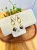 Chocolate Coin Earrings