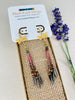 Pink Boho Tassel Style Earrings - Made With Japanese Miyuki and Czech Seed Beads