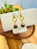 Chocolate Coin Earrings