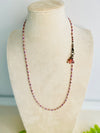 25" Necklace - Featuring Soft Pink Crystals with Lepidolite Semi Precious Stones