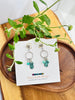 Turquoise Feathers Earrings