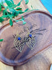 Lovely Brass Leaf Earrings