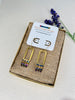 Lovely Brass Earrings with Japanese Miyuki Beads