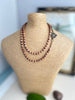 Rosewood & Pietersite Semi Precious Stones - Boho Earthy Necklace