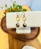 Chocolate Coin Earrings