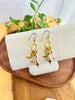 Moon Crystal and Pearl Earrings
