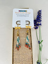 Boho Tassel Style Earrings - Made With Japanese Miyuki and Czech Seed Beads