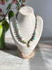 Earthy Necklace Featuring Colourful Amazonite Semi Precious Stones