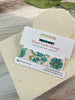 Loom Bracelet - Sliding Adjustable Bracelet Clasp - Soft Abstract Floral