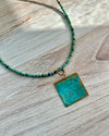 Copper Square Pendant