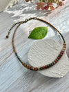 Red Jasper - Turquoise - Wood Jasper