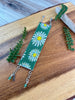 Wide Cuff Loom Bracelet - Lovely Daisies