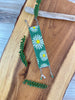 Wide Cuff Loom Bracelet - Lovely Daisies