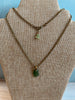 Green Sea Glass Pendant Necklace