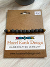 Men's / Unisex Tan Cord Knotted Boho Bracelet - Fully Adjustable