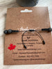 Men's / Unisex Black Cord Knotted Boho Bracelet - Fully Adjustable