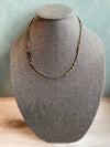 Green Boho Style Crystal Necklace with Turquoise - Featuring a Lovely Bird Charm