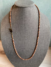 Rosewood & Pietersite Semi Precious Stones - Boho Earthy Necklace