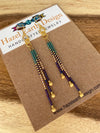 Boho Style Sun Fringe Earring - Made with Japanese Miyuki Seed Beads