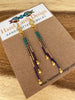 Boho Style Sun Fringe Earring - Made with Japanese Miyuki Seed Beads