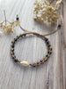 Knotted Boho Colourful Bracelet Featuring a Lovely Shell - Fully Adjustable