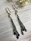 Boho Tassel Style Earrings - Made With Japanese Miyuki and Czech Seed Beads
