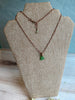 Fresh Green Sea Glass Pendant Necklace