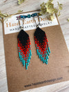 Bohemian Style Earrings - Made With Japanese and Czech Glass Seed Beads
